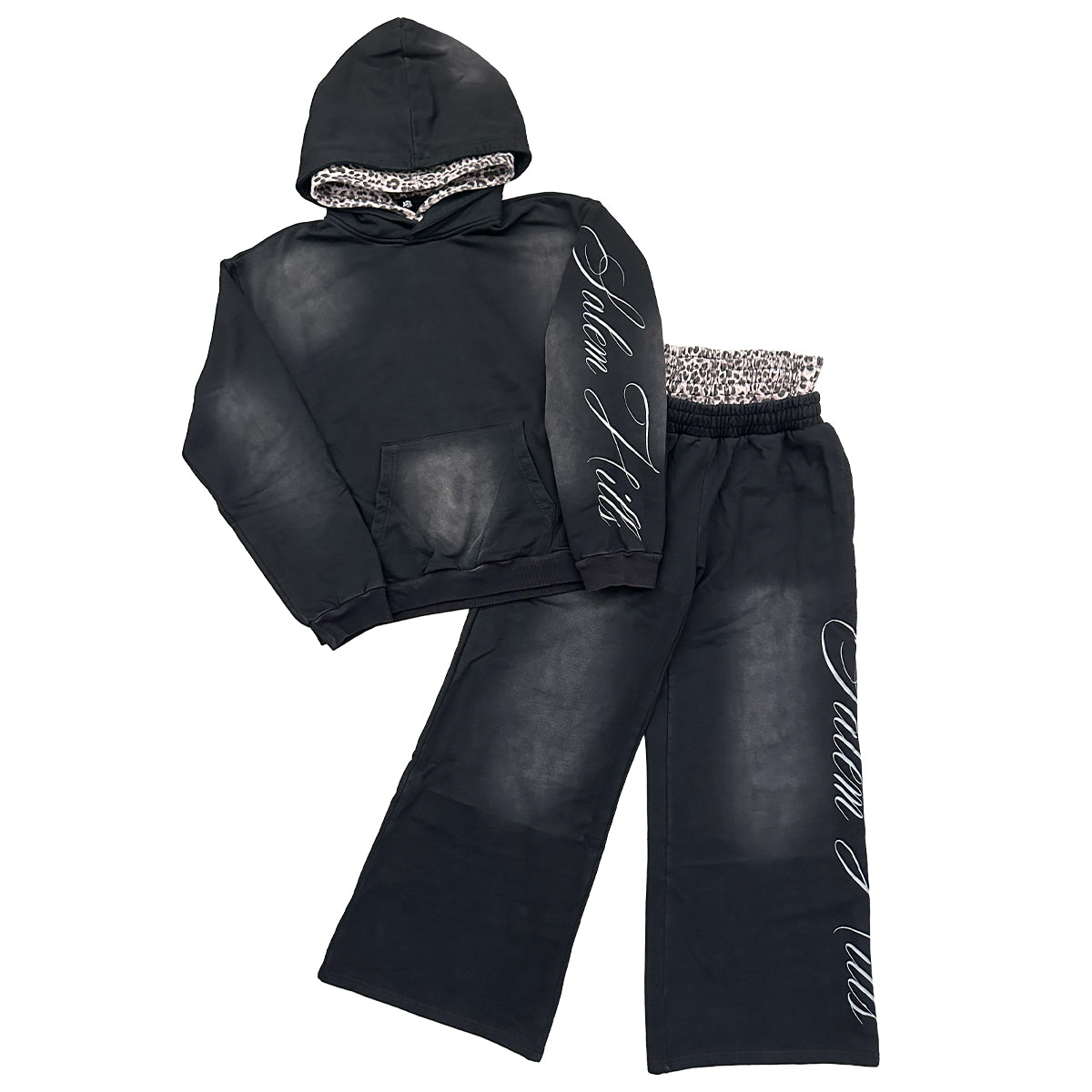BLACK DOUBLE LEOPARD SET