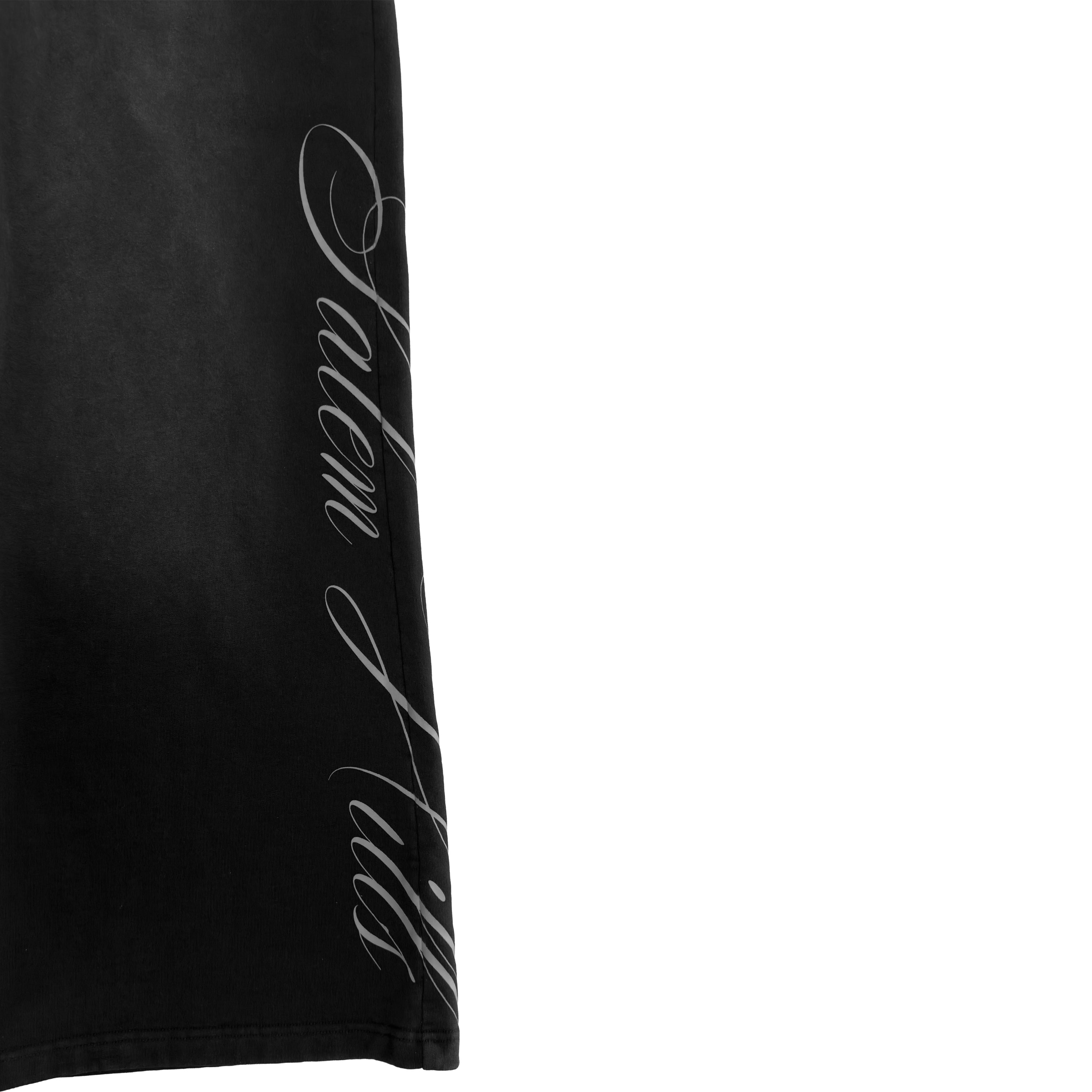 BLACK DOUBLE LEOPARD SWEATS