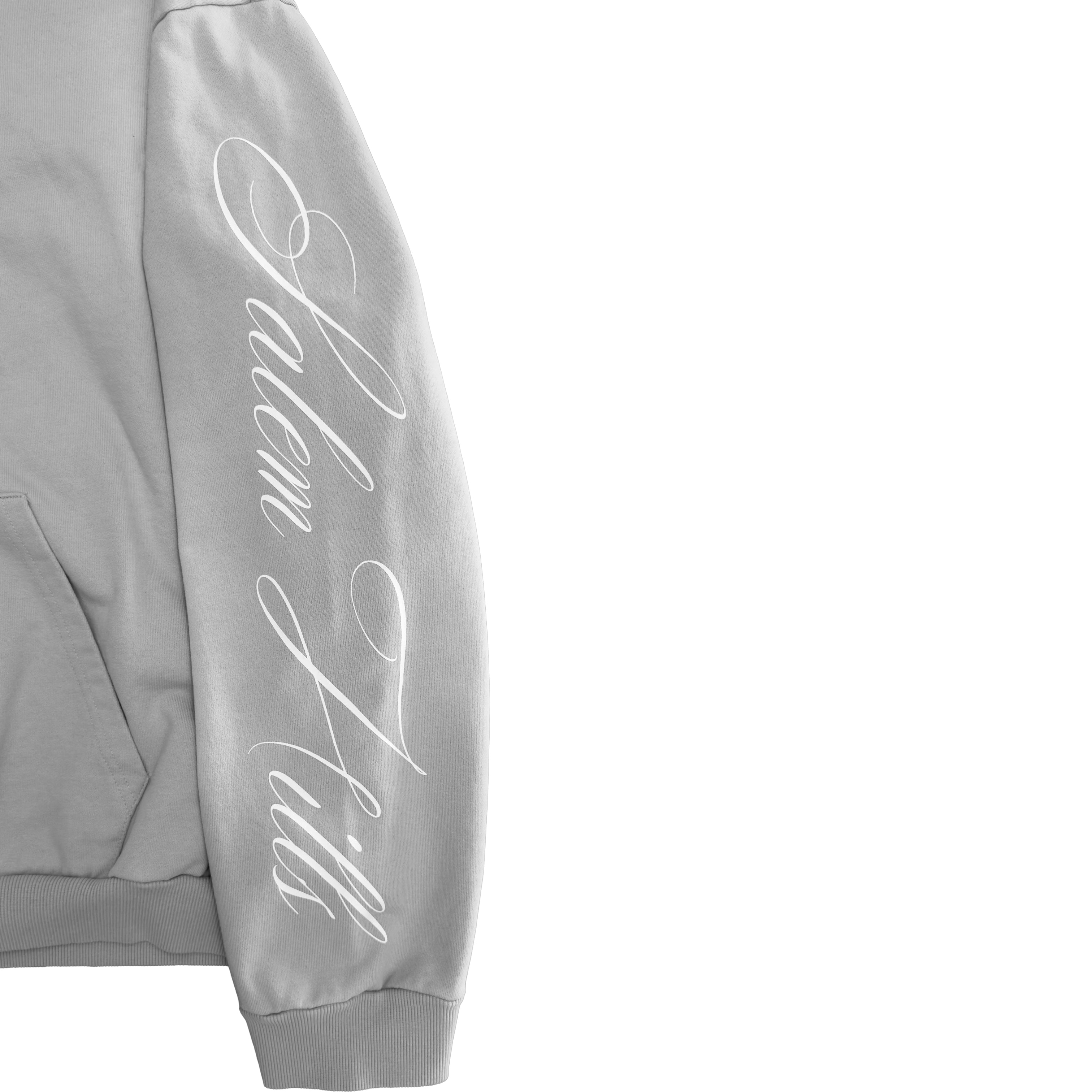 GREY DOUBLE LEOPARD HOODIE