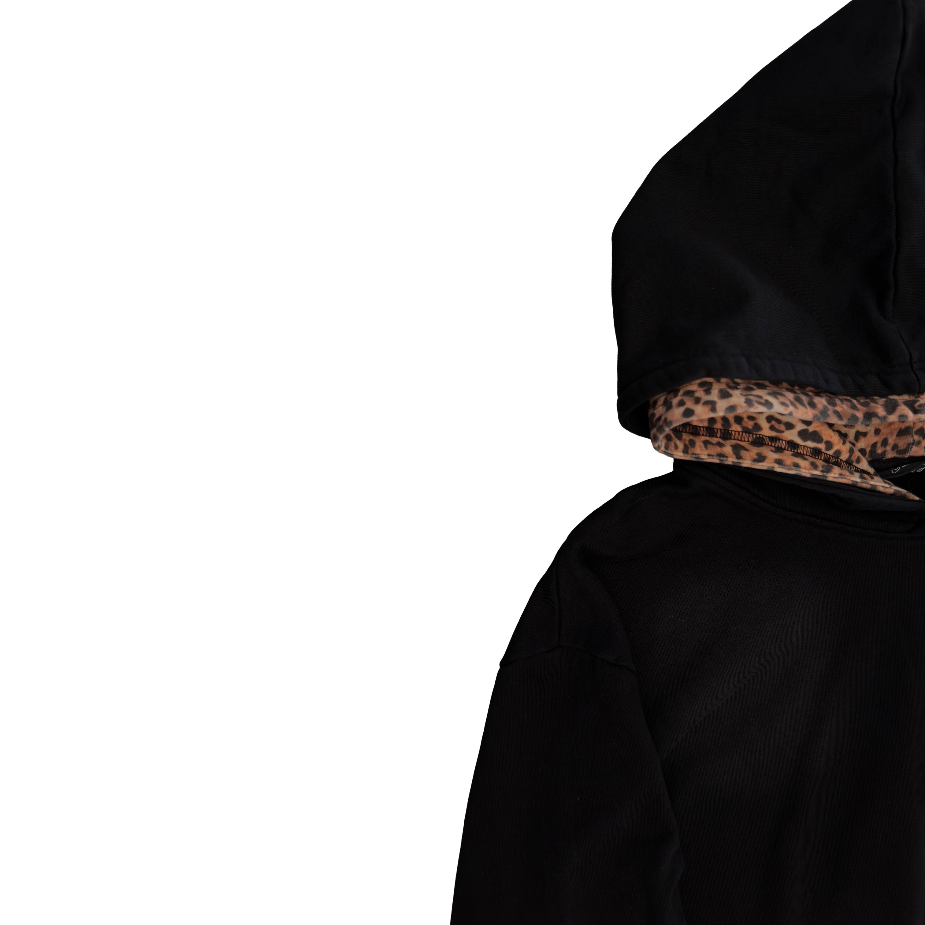 DOUBLE LEOPARD HOODIE